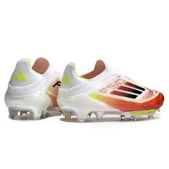 Chuteira Campo FG Adidas F50+ Elite Sem Cadarço Pack Pure Victory