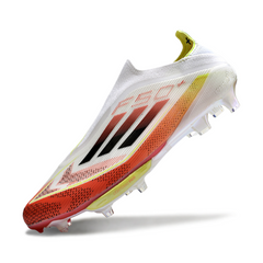 Chuteira Campo FG Adidas F50+ Elite Sem Cadarço Pack Pure Victory