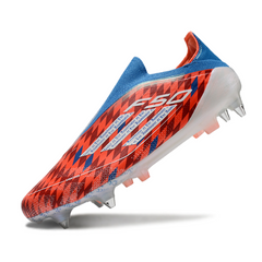 Chuteira Campo Molhado SG Adidas F50 Elite Sem Cadarço Pack Raumdeuter Preta e Branca