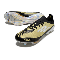 Chuteira Campo Adidas F50+ Elite FG Triunfo Dourado Pack