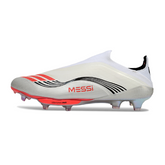 Adidas F50+ Elite Laceless FG Messi White Pack Field Boots
