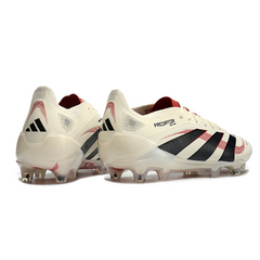Chuteira Campo FG Adidas Predator 25 Elite Pack Goal Hunter Preta e Vermelha