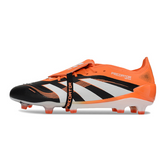 Chuteira Campo Adidas Predator 25 Elite Com Lingua FG Preta e Laranja