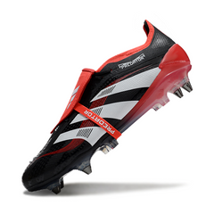 Chuteira Campo Molhado SG Adidas Predator 25 Elite Pack Moments Preta e Branca