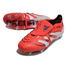 Chuteira Campo Molhado SG Adidas Predator 25 Elite Pack Pure Victory Preta e Branca