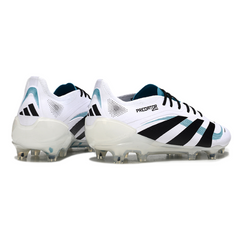 Chuteira Campo FG Adidas Predator 25 Elite Branca e Azul