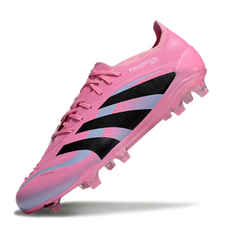 Chuteira Campo FG Adidas Predator 25 Elite Rosa-Clara