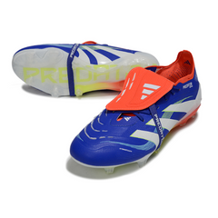 Chuteira Campo Adidas Predator 25 Elite Com Lingua FG Azul