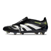 Chuteira Campo Adidas Predator 25 Elite Com Lingua FG Preta, Branca e Verde