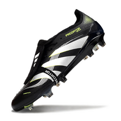 Adidas Predator 25 Elite FG Field Cleats with Tongue Black, White and Green