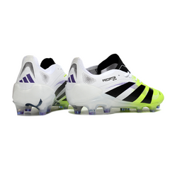 Chuteira Campo Adidas Predator 25 Elite FG Branca e Verde