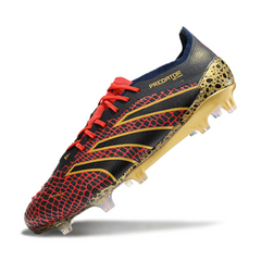 Chuteira Campo FG Adidas Predator 25 Elite Preta, Vermelha e Amarela