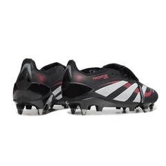 Adidas Predator 25 Elite FG Field Cleats with Tongue Black and Red