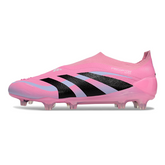 Adidas Predator 25 Elite Laceless FG Football Boots Light Pink