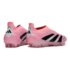 Chuteira Campo Adidas Predator 25 Elite Sem Cadarço FG Rosa David Beckham Pack