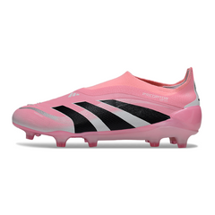 Chuteira Campo Adidas Predator 25 Elite Sem Cadarço FG Rosa David Beckham Pack