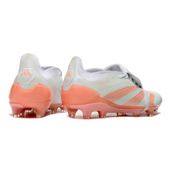 Botas de fútbol Adidas Predator 30 Elite FG blancas y naranjas