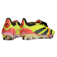 Chuteira Campo Molhado SG Adidas Predator 30 Elite Pack Energy Citrus