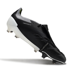 Chuteira Campo FG Adidas Predator 30 Elite Com Língua Preta e Branca