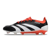 Chuteira Campo Adidas Predator 30 Elite FG Preta, Branca e Vermelha - VENI Futebol