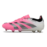 Botas de fútbol adidas Predator 30 Elite FG rosas y blancas