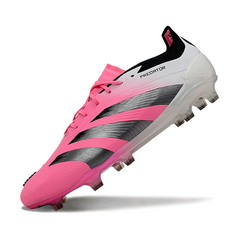 Botas de fútbol adidas Predator 30 Elite FG rosas y blancas