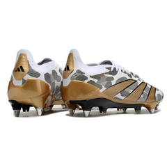 Botas de fútbol Adidas Predator 30 Elite SG Field - Blanco, Gris y Amarillo