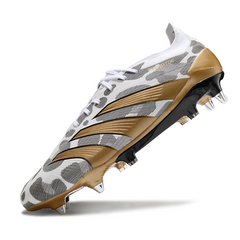 Botas de fútbol Adidas Predator 30 Elite SG Field - Blanco, Gris y Amarillo
