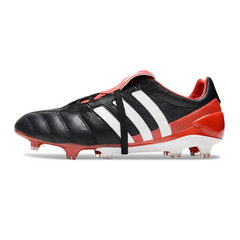Chuteira Campo FG Adidas Predator Mutator Mania Elite Preta e Vermelha