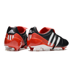 Chuteira Campo FG Adidas Predator Mutator Mania Elite Preta e Vermelha