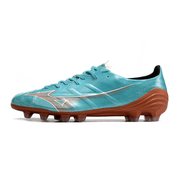 Chuteira Campo Mizuno Alpha FG Azul Claro - VENI Futebol
