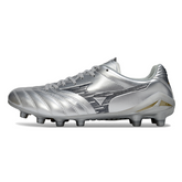Botas de fútbol Mizuno Morelia Neo IV Pro FG Silver Field