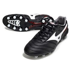 Botas de fútbol Mizuno Morelia Neo 2 Elite FG en blanco y negro