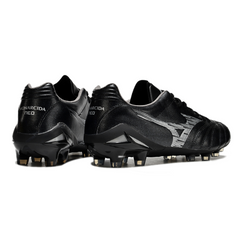 Botas de fútbol Mizuno Morelia Neo IV Pro FG en blanco y negro