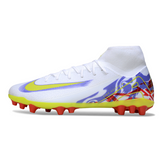 Nike Air Zoom Mercurial Superfly 10 Academy AG White, Purple and Red Football Boots