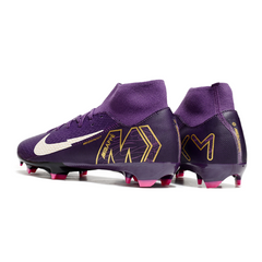 Chuteira Campo Nike Air Zoom Mercurial Superfly 10 Academy FG Mbappé Roxa Pack
