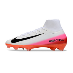 Nike Air Zoom Mercurial Superfly 10 Elite FG White and Red Football Boots