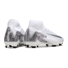 Nike Air Zoom Mercurial Superfly 10 Academy FG - White and Black