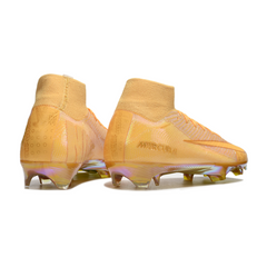 Chuteira Campo FG Nike Air Zoom Mercurial Superfly 10 Elite Dourada