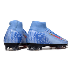 Chuteira Campo Nike Air Zoom Mercurial Superfly 10 Elite FG Azul Claro