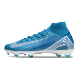 Nike Air Zoom Mercurial Superfly 10 Elite FG Soccer Cleats Blue and White