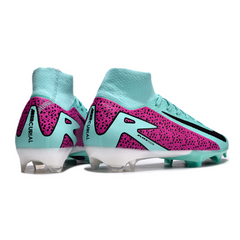 Chuteira Campo FG Nike Air Zoom Mercurial Superfly 10 Elite Azul e Roxa