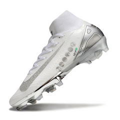 Nike Air Zoom Mercurial Superfly 10 Elite FG White and Silver Football Boots