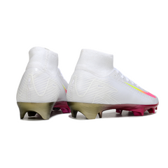 Nike Air Zoom Mercurial Superfly 10 Elite FG White and Pink Football Boots