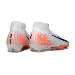 Nike Air Zoom Mercurial Superfly 10 Elite FG White and Orange Football Boots