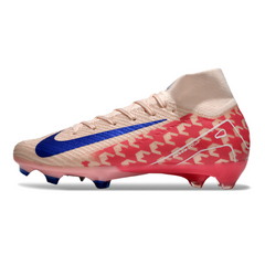 Chuteira Campo FG Nike Air Zoom Mercurial Superfly 10 Elite Rosa e Azul