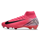 Chuteira Campo Nike Air Zoom Mercurial Superfly 10 Elite FG Rosa e Branco