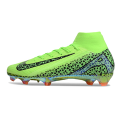 Chuteira Campo FG Nike Air Zoom Mercurial Superfly 10 Elite Verde e Preta