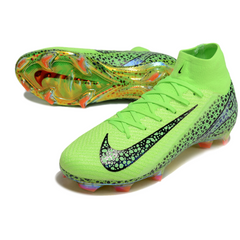 Chuteira Campo FG Nike Air Zoom Mercurial Superfly 10 Elite Verde e Preta
