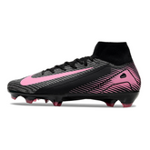 Nike Air Zoom Mercurial Superfly 10 Elite FG Black and Pink Football Boots
